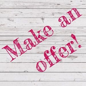 Love the item, but not the price?  MAKE AN OFFER!!
